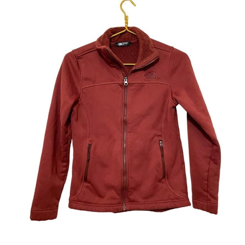 The North Face Timber Full Zip Burgundy Women's SZ S‎